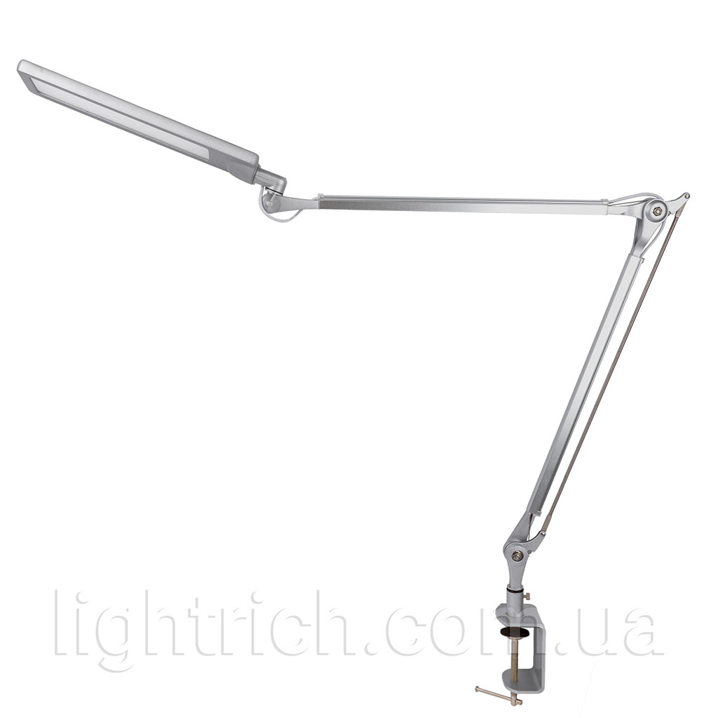 Настольная лампа на струбцине Lightrich F201-Q, Silver Настільна лампа на струбцині Lightrich F201-Q, Silver